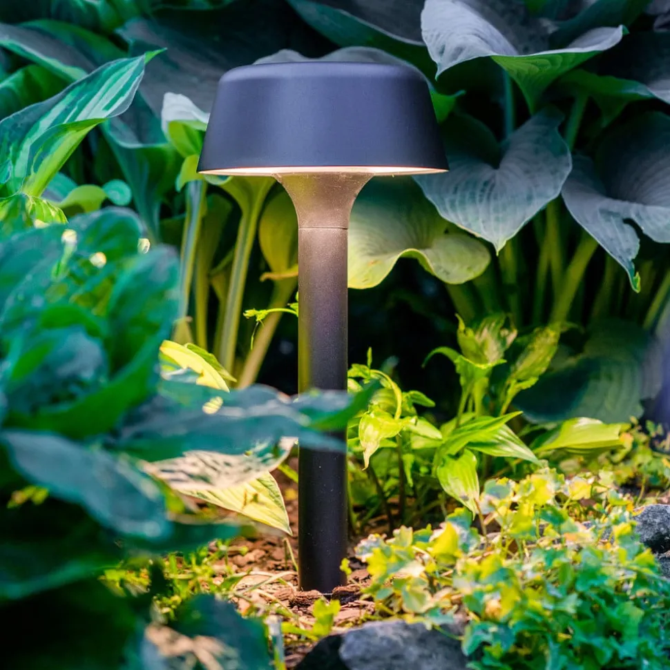 Dyberg Larsen Valencia padlamp op zonne-energie, zwart