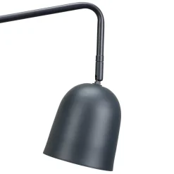 Dyberg Larsen wandlamp Manchester, grijs, projectie 45 cm