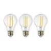E27 filament 7W 806lm 2.700K helder 3 per set