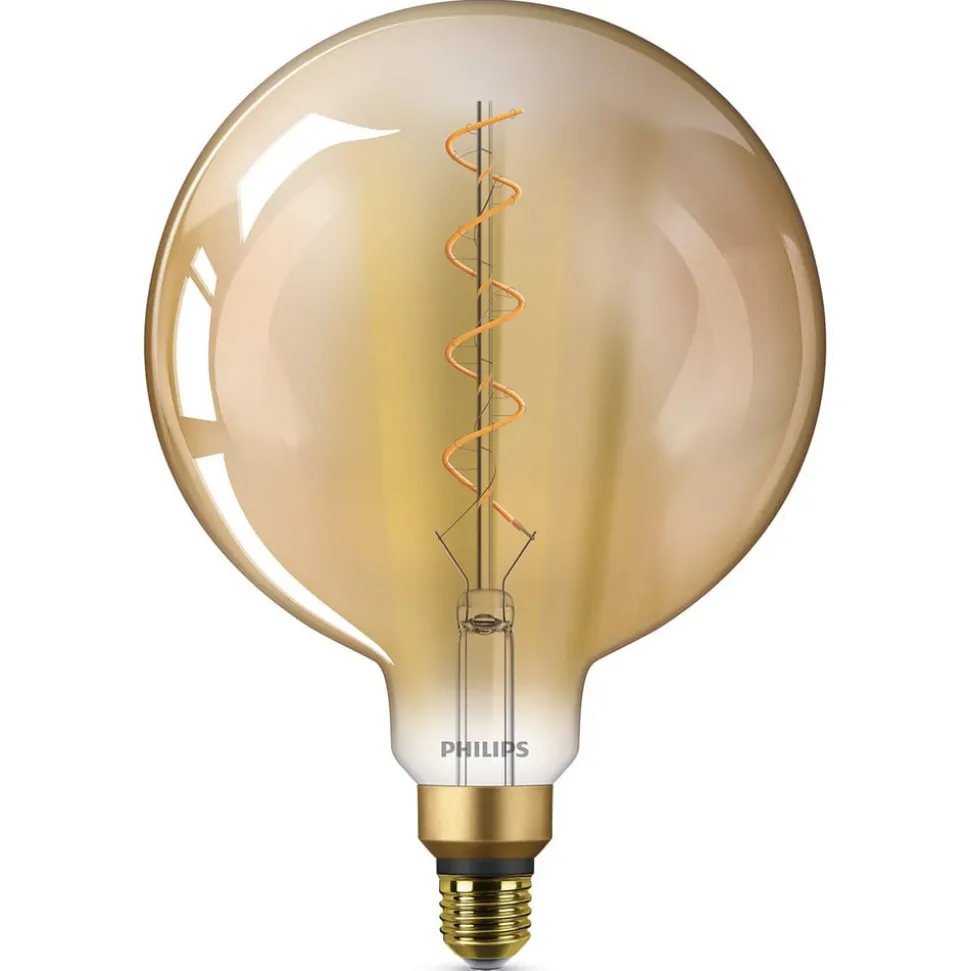 E27 G200 grote LED lamp Classic Giant 1.800K goud