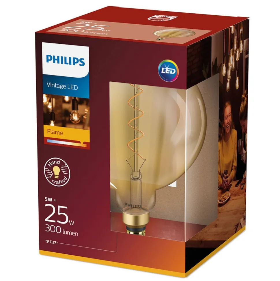 E27 G200 grote LED lamp Classic Giant 1.800K goud