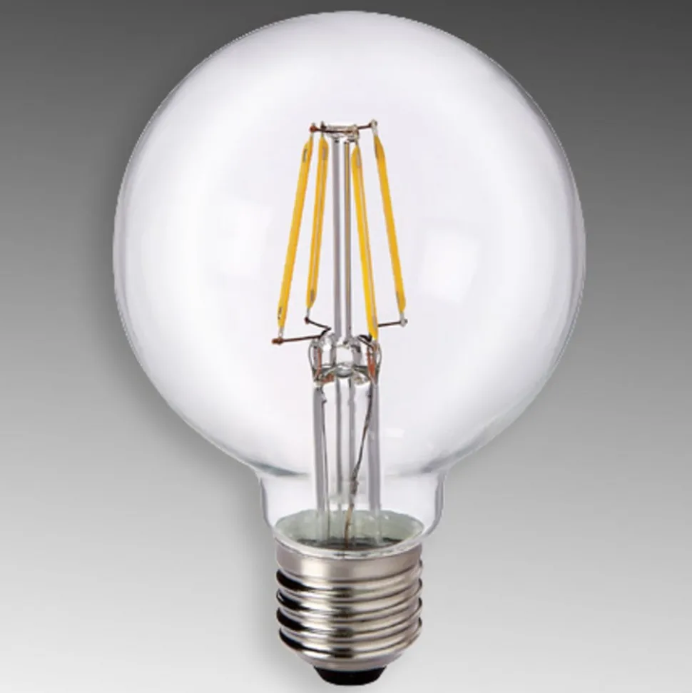 E27 6W 827 LED globe G80 helder