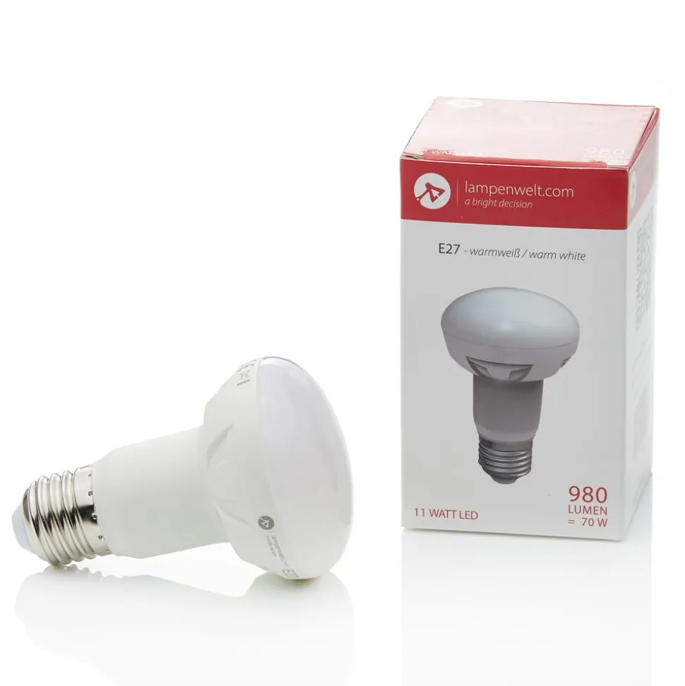 E27 11W 830 LED reflectorlamp R63 ww 120 graden