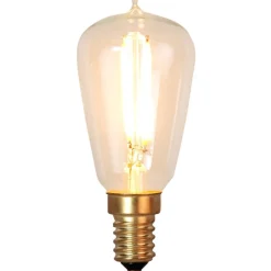 E14 1.7W 827 LED rustiek lamp, dimbaar