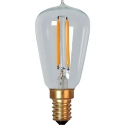 E14 1.7W 827 LED rustiek lamp, dimbaar