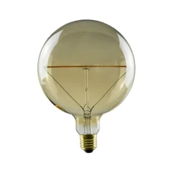 E27 5W LED globe lamp Ø15cm vintage goud 1.900K