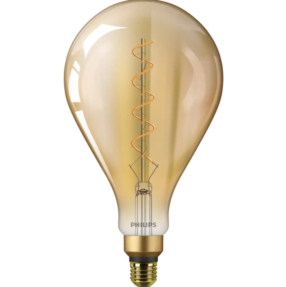 E27 4.5W LED lamp Giant, warmwit, goud