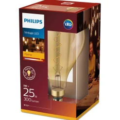 E27 4.5W LED lamp Giant, warmwit, goud