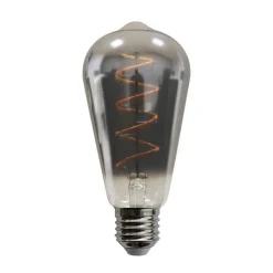 E27 4,9W LED rustieke lamp 90lm smoke 5 per set