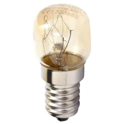 E14 15W ovenlamp, warm wit, transparant