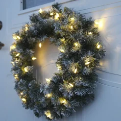 Edmonton krans met 30 LEDs, 50 cm