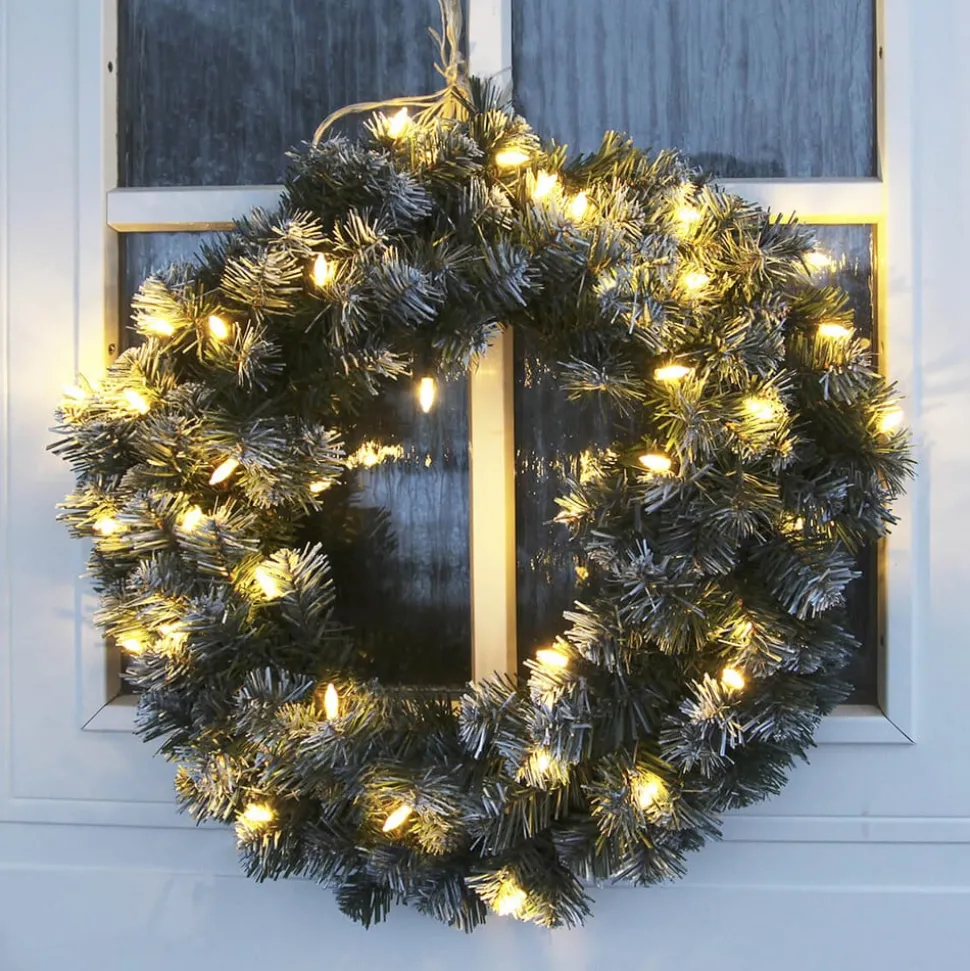 Edmonton krans met 30 LEDs, 50 cm