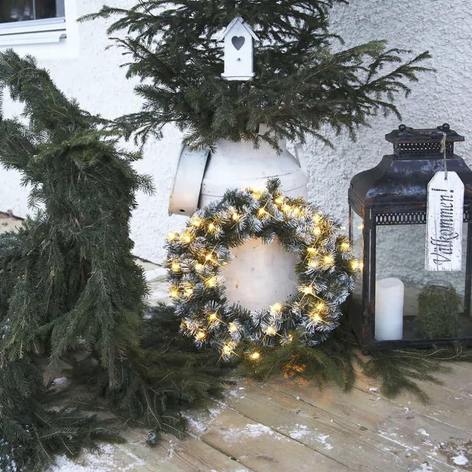 Edmonton krans met 30 LEDs, 50 cm