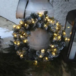 Edmonton krans met 30 LEDs, 50 cm