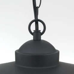 Edward buiten hanglamp, antraciet, Ø 27,5 cm, aluminium
