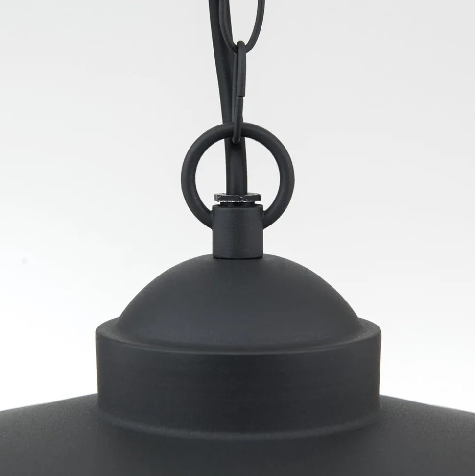 Edward buiten hanglamp, antraciet, Ø 27,5 cm, aluminium