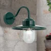 Edward buitenwandlamp in vintage stijl donkergroen