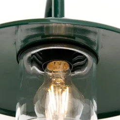 Edward buitenwandlamp in vintage stijl donkergroen