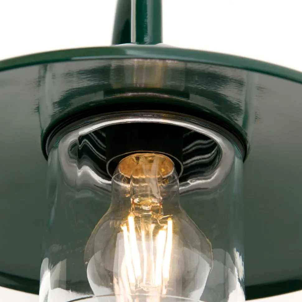 Edward buitenwandlamp in vintage stijl donkergroen