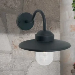 Edward buitenwandlamp in vintage stijl antraciet