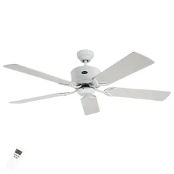 Eenv. plafondventilator Eco Elements, wit-grijs