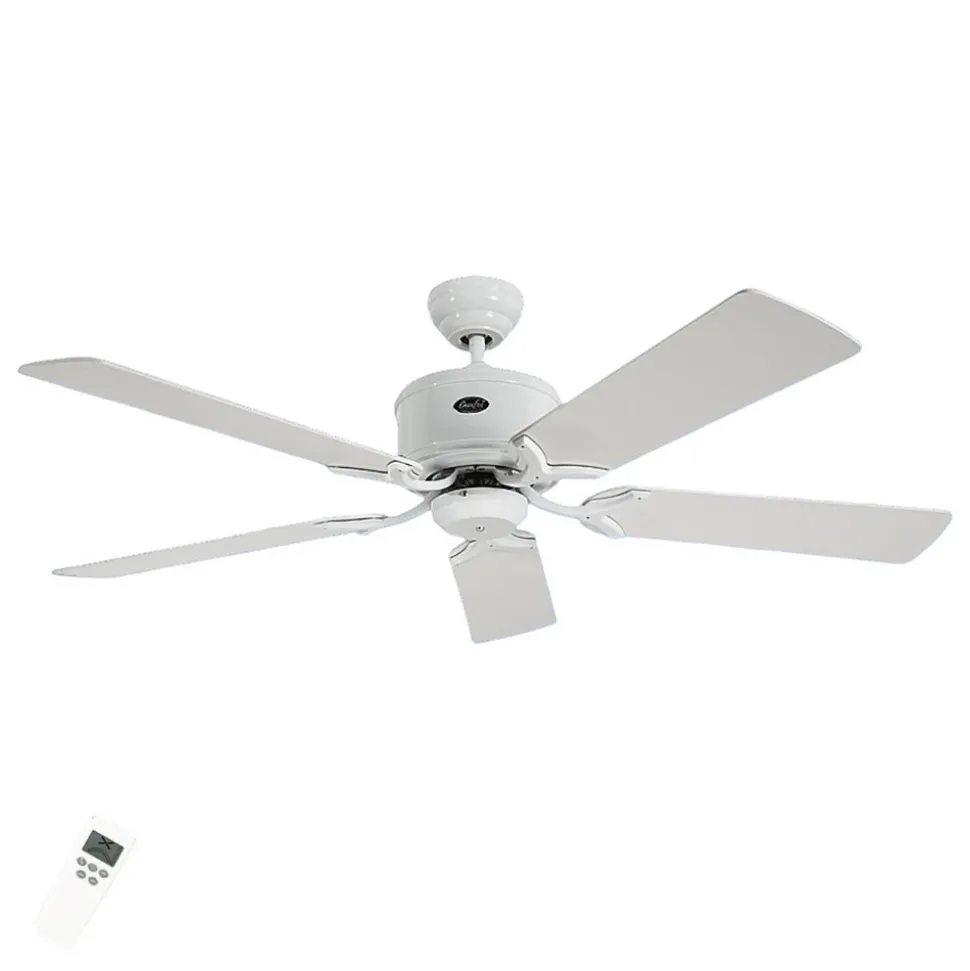 Eenv. plafondventilator Eco Elements, wit-grijs