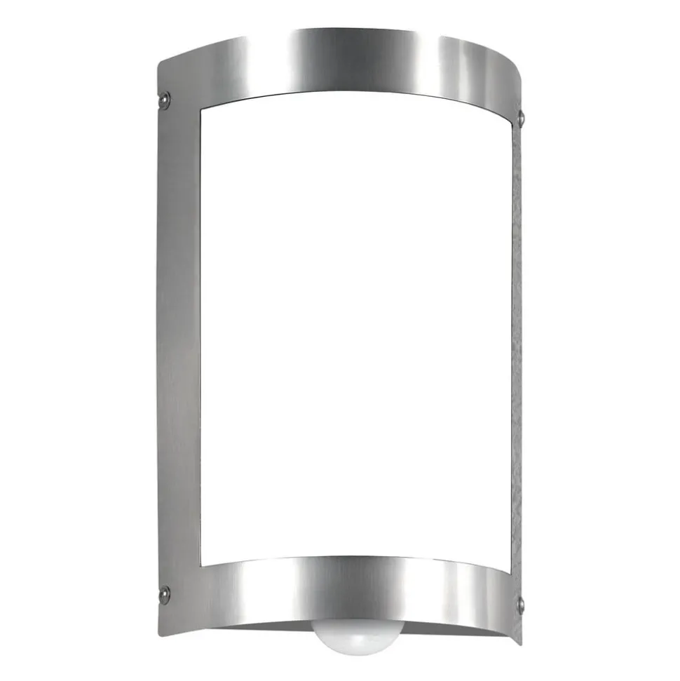 Eenvoudige buitenwandlamp Marco 3, met sensor