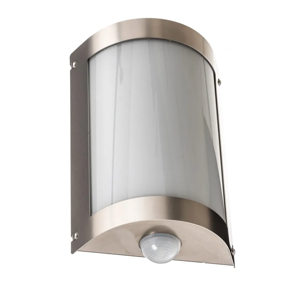 Eenvoudige buitenwandlamp Marco 3, met sensor