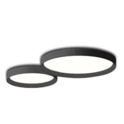 Eenvoudige led plafondlamp Up grafiet