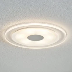 Eenvoudige led-inbouwspot Whirl, 3-delige set