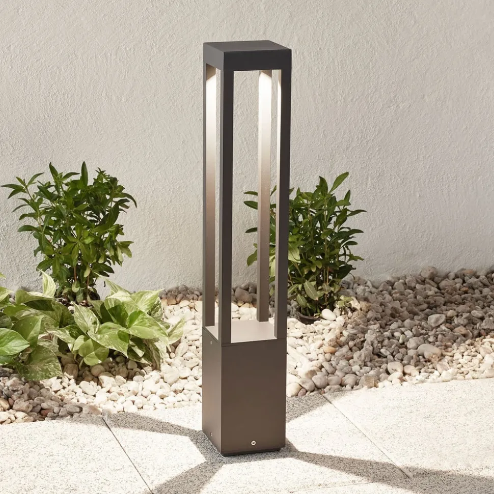 Effectieve LED wegenlamp Agra donkergrijs