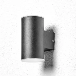 Effectvolle LED-buitenwandlamp Morena