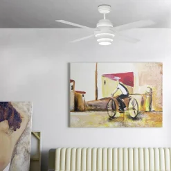 Efficiënte plafondventilator Disc met LED