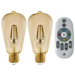 EGLO connect E27 ST64 lamp 5,5W 500lm 2200K 2st