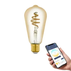 EGLO connect E27 ST64 LED lamp 5,5W 400lm CCT