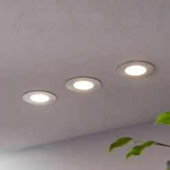 EGLO connect Fueva-C inbouwspot 3 x 3W RGBW nikkel