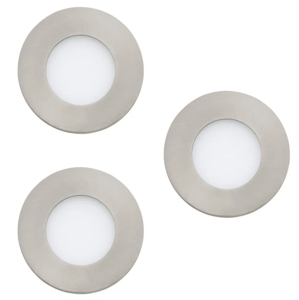 EGLO connect Fueva-C LED inbouwspot 8,6cm, set van 3