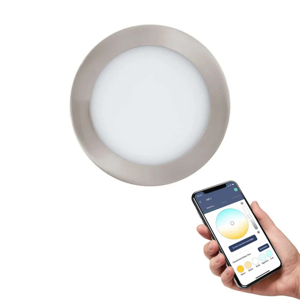 EGLO connect Fueva-C LED inbouwspot CCT Ø16,5cm