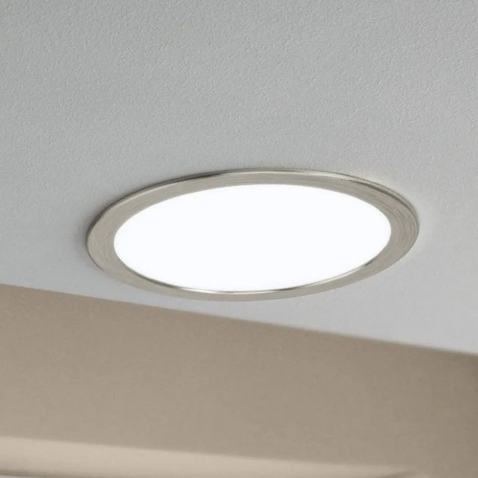 EGLO connect Fueva-Z inbouwlamp 21,6cm nikkel