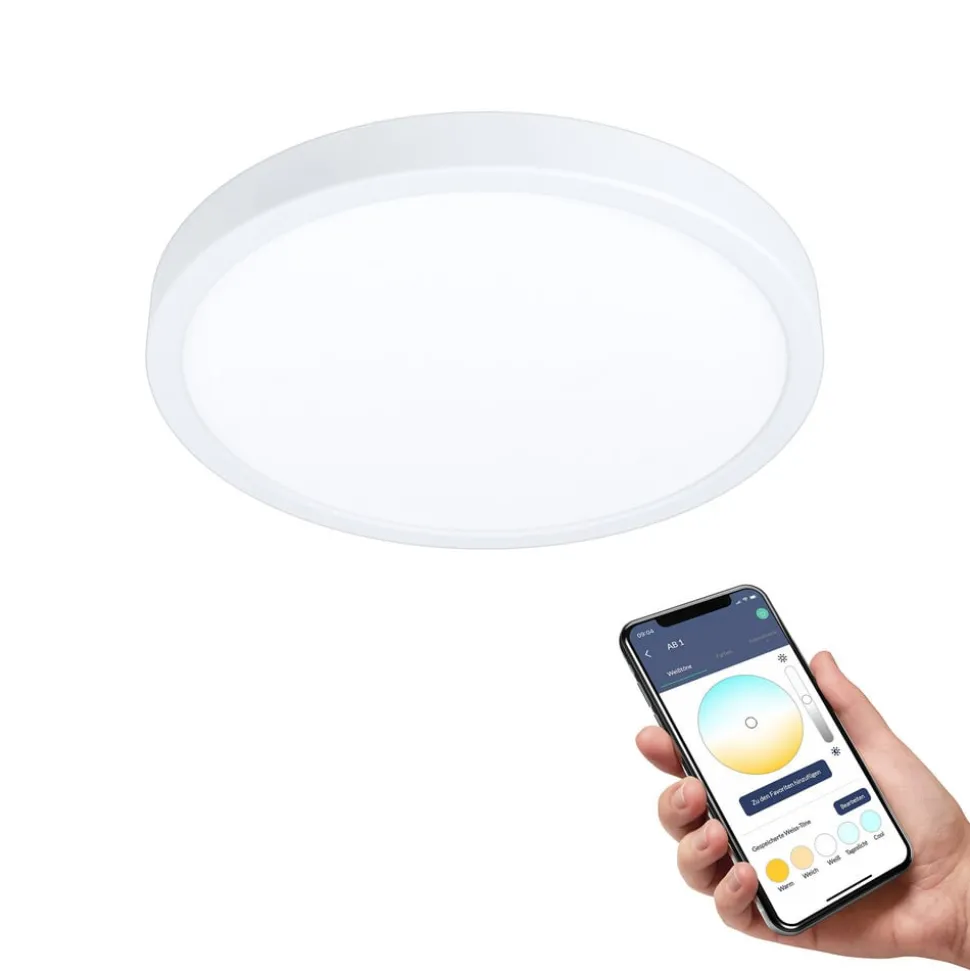 EGLO connect Fueva-Z plafondlamp, Ø 28,5cm wit