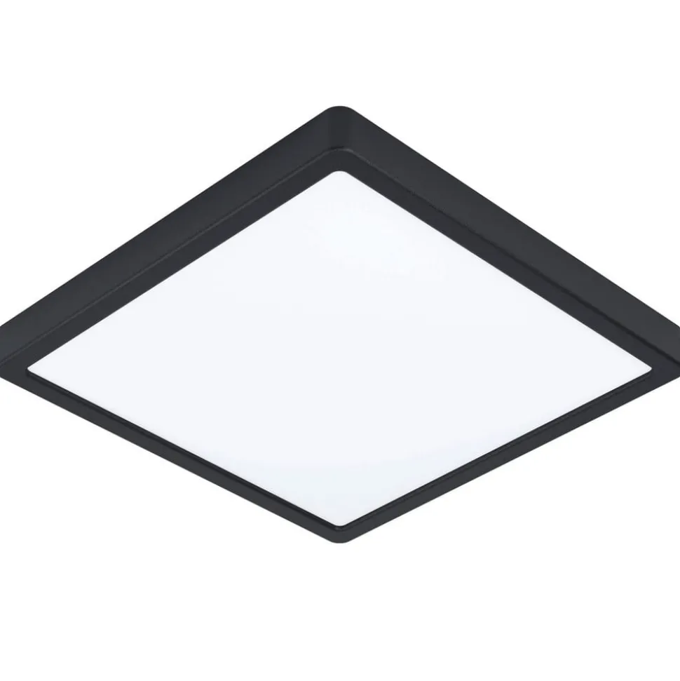 EGLO connect Fueva-Z plafondlamp 28x28cm zwart