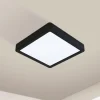 EGLO connect Fueva-Z plafondlamp 21x21cm zwart