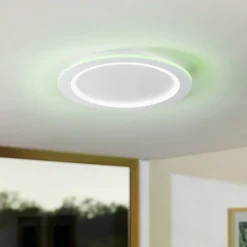 EGLO connect LED plafondlamp Padrogiano-Z, Ø 60 cm, wit