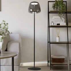 EGLO connect LED vloerlamp Alfero-Z, RGB, CCT, zwart