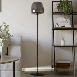 EGLO connect LED vloerlamp Alfero-Z, RGB, CCT, zwart