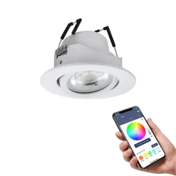 EGLO connect Saliceto-Z LED inbouwlamp, wit