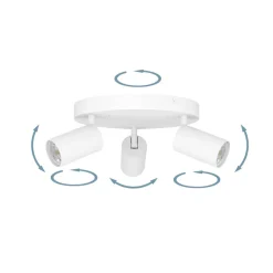 EGLO connect Telimbela-Z plafondspot 3-lamps, wit