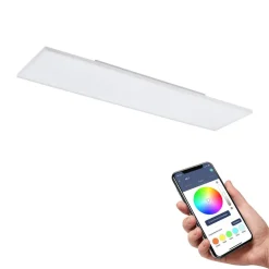 EGLO connect Turcona-Z LED plafondlamp 120x30cm