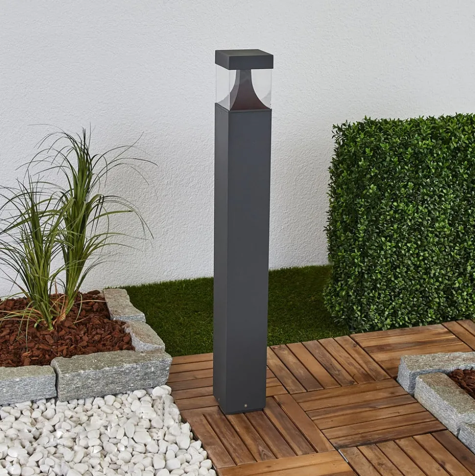 Egon LED tuinpadverlichting met hoekige armatuur