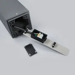 Egon LED tuinpadverlichting met hoekige armatuur